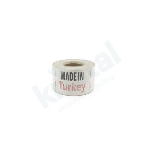 ETİKET MADE İN TURKEY - 7*19 - 1000 Lİ