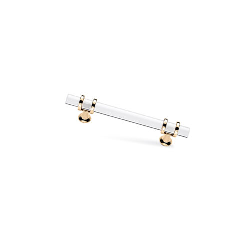 YÜZÜK KULP DÜZ ÇUBUK 96MM ALTIN+BEYAZ ÇUBUK