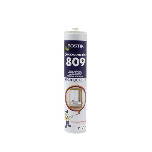 ÇEKO 809 AYNA SİLİKONU ŞEFFAF 310 ML-25 AD