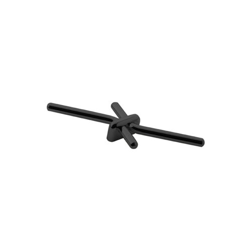 NODA DÜĞÜM KULP 32 mm - MAT SİYAH