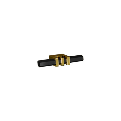 LUCE DÜĞME-T.BOY 100 mm ALTN+M.SİYAH ÇUBUK