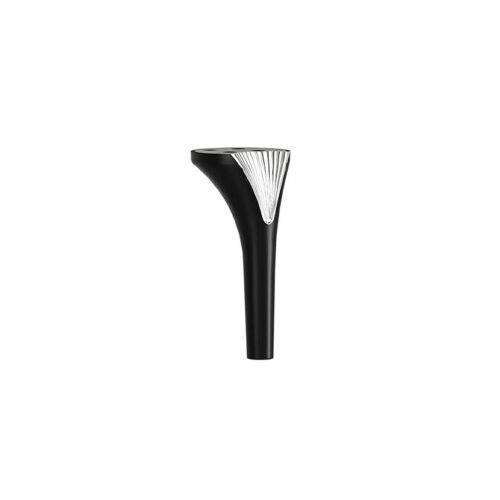 Y854 FLORA AYAK 16 cm-SİYAH RAL+SÜS KROM