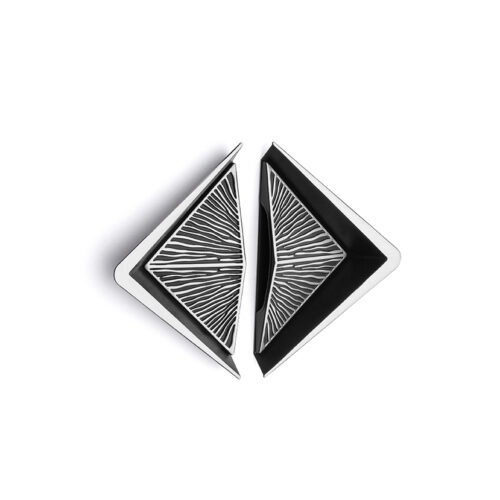 ÜÇGEN ZEBRA KULP 64 mm - KROM