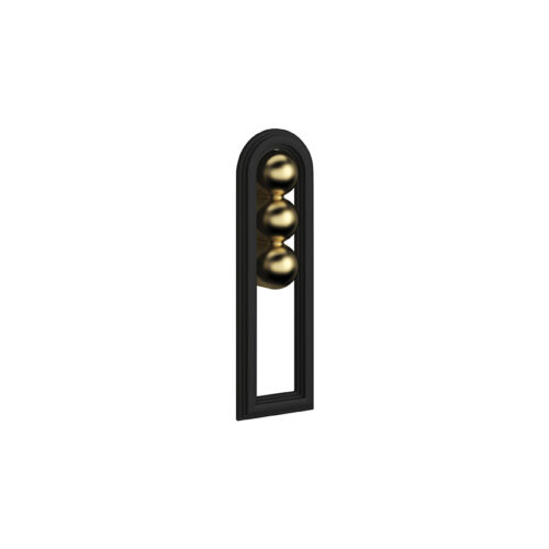 PADOVA KULP 64 MM M.SİYAH+ÜÇ TOP ALTIN