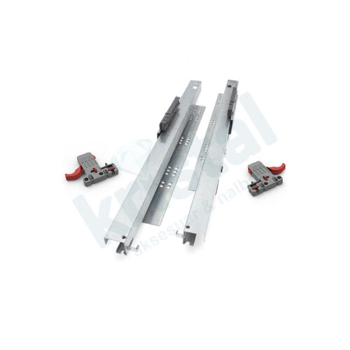 SAMET SMART SLİDE TAM AÇILIM FRENLİ BAS-AÇ 50CM TANDEM RAY TAKIM