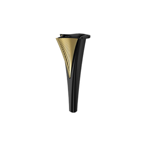 VB221-467 PALVİN AYAK 19CM-MATSİYAH+ORTA PRNÇ.