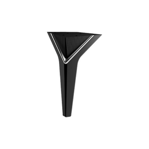 VB231-525 EMPOLİ AYAK 19CM-SİYAH+KROM ŞERİT