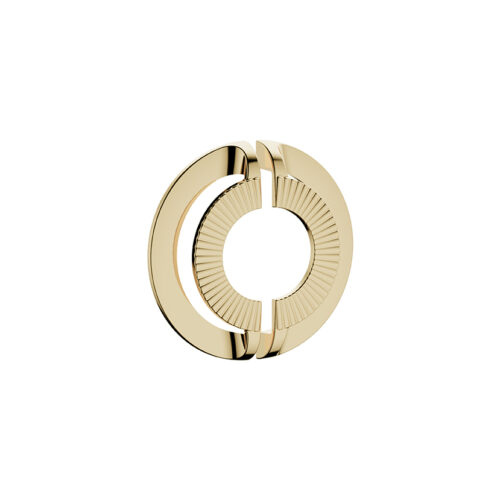OVAR ÇİZGİLİ KULP 128MM - ALTIN