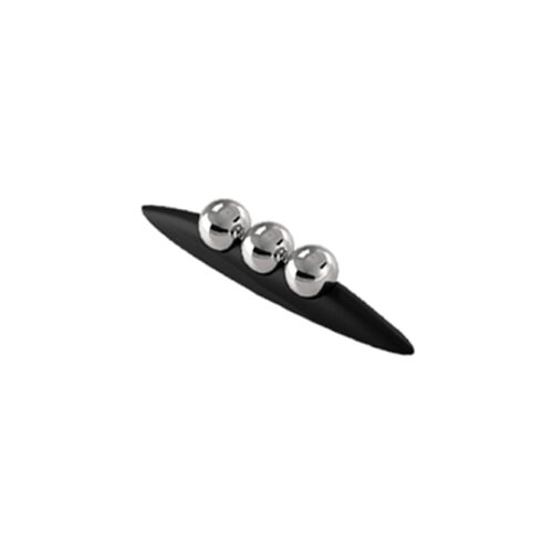 PK800-142 LAVİN KULP KÜÇÜK - KROM+TOP SİYAH