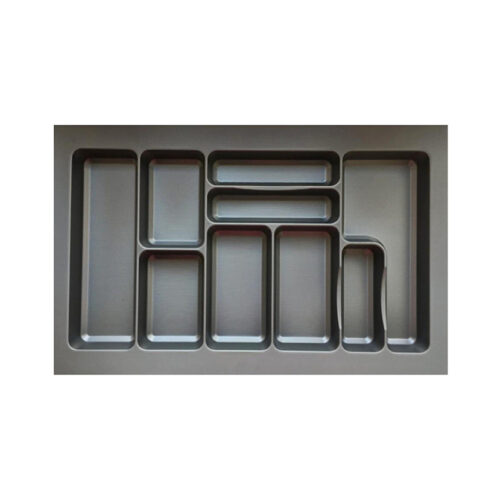 PLASTİK KAŞIKLIK 76*49 GRİ