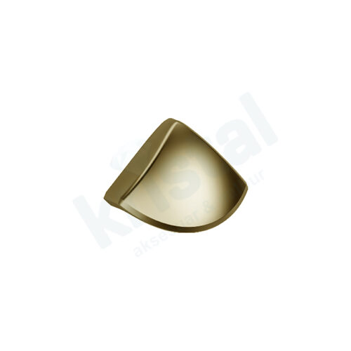 KMPNY SHELL DÜZ  DÜĞME AKS:064MM ALTIN