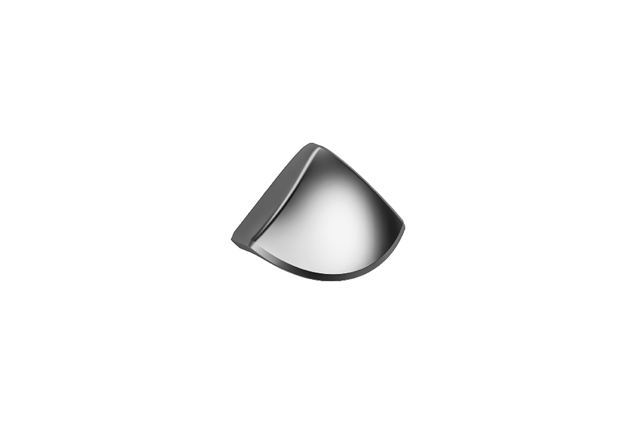 30828 EMAKS SHELL DÜZ DÜĞME KROM