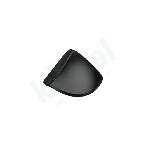 KMPNY SHELL DÜZ DÜĞME AKS:064MM MAT SİYAH
