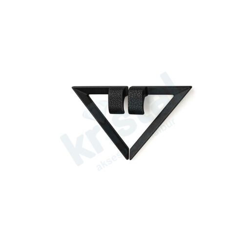 KMPNY TRESS ÜÇGEN KULP 64 mm-TAKIM-MAT SİYAH