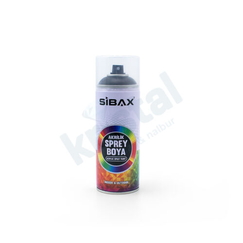SİBAX SPREY BOYA 400 ML R9005 MAT SİYAH
