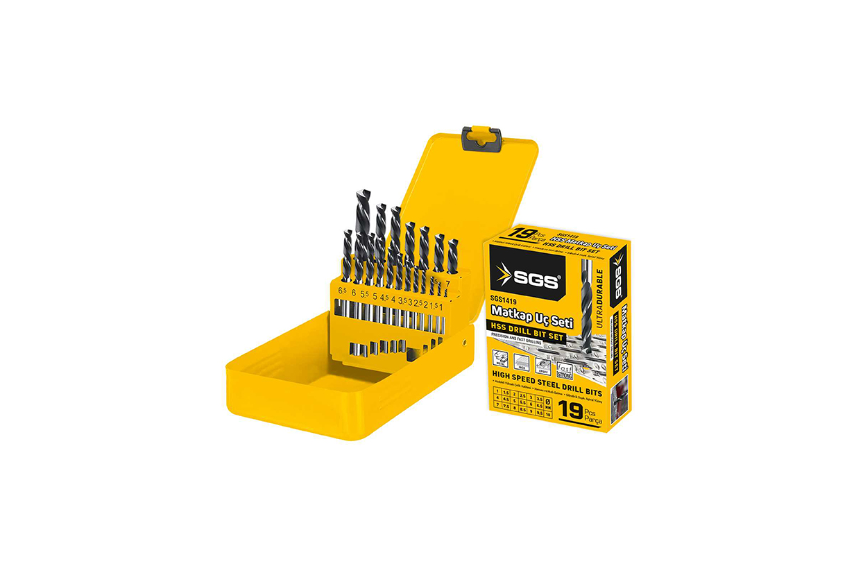 36313 SGS1419 19 PARÇA HSS MATKAP UCU SETİ