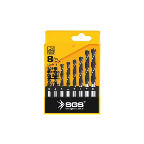 SGS1416-8 PARÇA AHŞAP MATKAP UCU SETİ