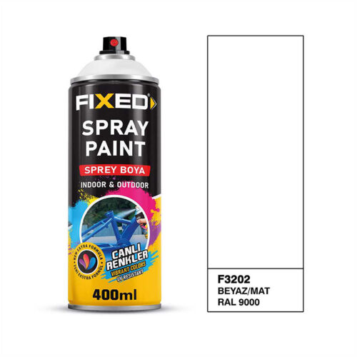 SGSF3202-SPREY BOYA-BEYAZ/MAT (RAL9000)