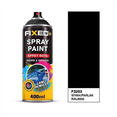 SGSF3203 SPREY BOYA-SİYAH/PARLAK (RAL9005)