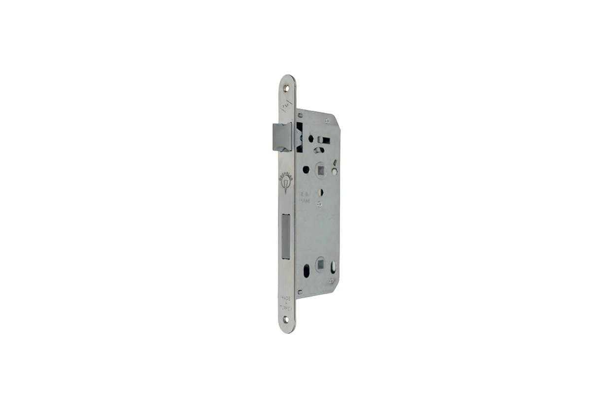 35442 ÖZCANLAR 40-23MM SESSİZ WC KİLİDİ KROM OVAL AYNALI